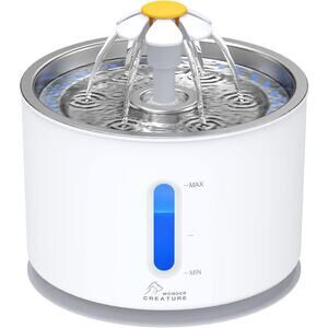 Wonder Creature Cat Water Fountain with Stainless Steel Lid